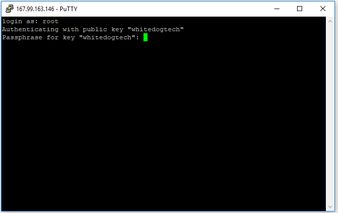 ubuntu ssh login passphrase screen